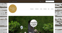 Desktop Screenshot of frankieandlola.com.au